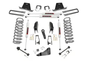 34840 | Rough Country 5 Inch Lift Kit For Ram 2500 / 3500 Mega Cab | Diesel Engine, M1 Monotube Shocks