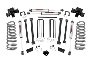 35170 | Rough Country 3 Inch Lift Kit For Dodge 2500 4WD | V2 Monotube Shocks