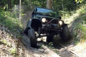 Rough Country - 66240 | Rough Country 6 Inch Lift Kit For Jeep Wrangler TJ 4WD | M1 Monotube Shocks - Image 4