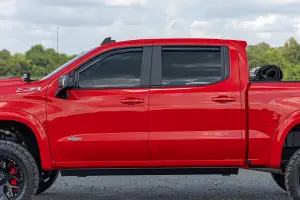 Rough Country - 811924 | Rough Country Side Window Deflectors In Channel Rain Guard For Crew Cab Chevrolet Silverado / GMC Sierra 1500/2500 HD/3500 HD - Image 7