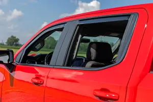 Rough Country - 811924 | Rough Country Side Window Deflectors In Channel Rain Guard For Crew Cab Chevrolet Silverado / GMC Sierra 1500/2500 HD/3500 HD - Image 10