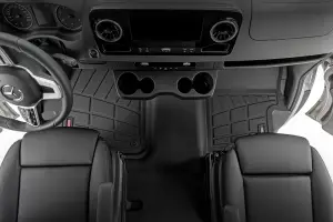 Rough Country - SM91901 | Rough Country Sure Fit Floor Mats For Mercedes-Benz Sprinter Van | Front - Image 4