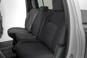 Rough Country - 91068 | Rough Country Neoprene Seat Covers For Ram 1500/2500/3500 2WD/4WD | Front & Rear, With Full Rear Seat - Image 3