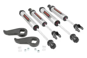 959371 | Rough Country 1.5-2 Inch Leveling Kit For Chevrolet Silverado 2500 HD/3500 HD & GMC Sierra 2500 HD/3500 HD | V2 Monotube Shocks