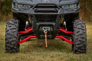 Rough Country - 97041RED | Rough Country Aluminum Control Arms For Can-Am Defender HD 5/HD 8/HD 9/HD 10 | High Clearance With 2 Inch Forward Offset | Red Finish - Image 13