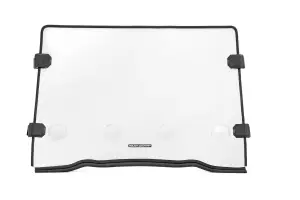 98241810 | Rough Country Scratch Resistant Vented Full Windshield For Polaris RZR XP 1000 | Without Factory Plastic Visor
