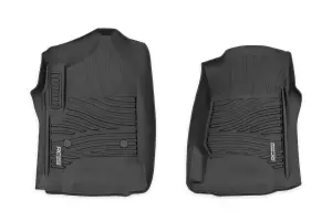 Rough Country - FF-2141 | Rough Country Flex-Fit Floor Mats For Chevrolet Silverado/GMC Sierra 1500/2500 HD/3500 HD | Front - Image 1