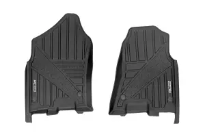 FF-3142 | Rough Country Flex-Fit Floor Mats For Ram 1500 / 1500 TRX | Front