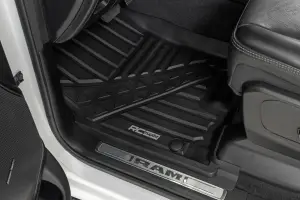 Rough Country - FF-3142 | Rough Country Flex-Fit Floor Mats For Ram 1500 / 1500 TRX | Front - Image 2