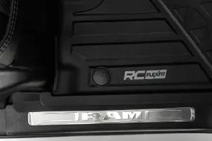 Rough Country - FF-3142 | Rough Country Flex-Fit Floor Mats For Ram 1500 / 1500 TRX | Front - Image 5