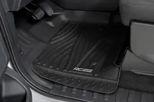 Rough Country - FF-5151 | Rough Country Flex-Fit Floor Mats For Ford F-150 / F-150 Lightning / Raptor | Front - Image 2