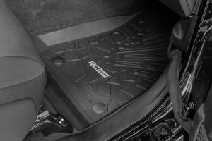Rough Country - FF-6011 | Rough Country Flex-Fit Floor Mats For Jeep Wrangler Unlimited 4WD | Front - Image 4
