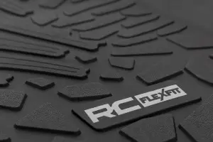 Rough Country - FF-6011 | Rough Country Flex-Fit Floor Mats For Jeep Wrangler Unlimited 4WD | Front - Image 5