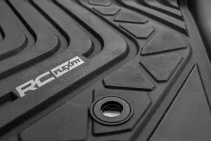 Rough Country - FF-7121 | Rough Country Flex-Fit Floor Mats For Toyota Tacoma 2/4WD | Front - Image 2