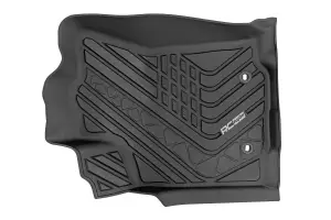 Rough Country - FF-7121 | Rough Country Flex-Fit Floor Mats For Toyota Tacoma 2/4WD | Front - Image 7