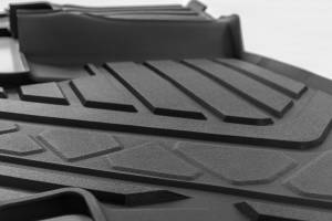 Rough Country - FF-7121 | Rough Country Flex-Fit Floor Mats For Toyota Tacoma 2/4WD | Front - Image 9