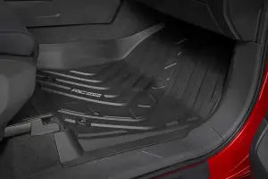 Rough Country - FF-7170 | Rough Country Flex Fit Floor Mats For Toyota Tundra 2WD/4WD | Front - Image 3