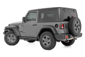 Rough Country - RCJ1846B | Rough Country Full Length Nerf Steps For Jeep Wrangler JL 4WD | 2 Door - Image 3