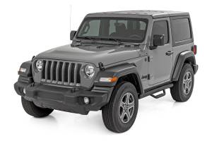 Rough Country - RCJ1846B | Rough Country Full Length Nerf Steps For Jeep Wrangler JL 4WD | 2 Door - Image 5