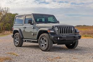 Rough Country - RCJ1846B | Rough Country Full Length Nerf Steps For Jeep Wrangler JL 4WD | 2 Door - Image 11