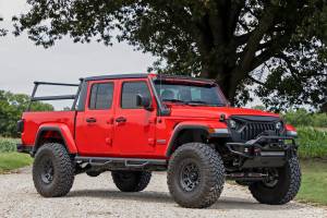 Rough Country - RCJ1980TB | Rough Country Cab Length Nerf Steps Jeep Gladiator JT 4WD | Crew Cab - Image 5