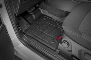 Rough Country - SM51002 | Rough Country Sure Fit Floor Mats For Ford Ranger 2WD/4WD | Crew Cab, Front - Image 2
