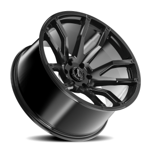 Rough Country - TW403C-2090983300 | Rough Country Torque Impact Wheel | Gloss Black With Milled Accents / 20x9 / 8x180 / 0mm - Image 4