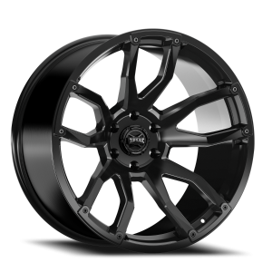 Rough Country - TW403C-2090983300 | Rough Country Torque Impact Wheel | Gloss Black With Milled Accents / 20x9 / 8x180 / 0mm - Image 3