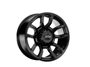 Rough Country - TW403C-2090983300 | Rough Country Torque Impact Wheel | Gloss Black With Milled Accents / 20x9 / 8x180 / 0mm - Image 2