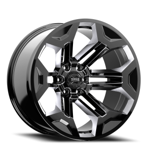 Rough Country - TW405C-2090843300 | Rough Country Torque Impact Wheel | Gloss Black / 20x9 / 6x5.5 / 0mm - Image 2