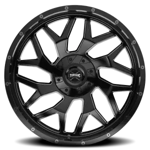TW427C-20903504-12 | Rough Country Torque Vortex Wheel | Satin Black / 20x9 / 6x5.5/6x135 / -12mm