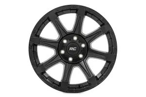 81200912A | Rough Country 81 Series Wheel | One-Piece / Semi Gloss Black / 20x9 / 6x5.5 / 0mm