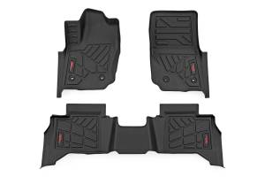 SM71324 | Rough Country Sure Fit Floor Mats For Toyota 4Runner | Front & Second Row