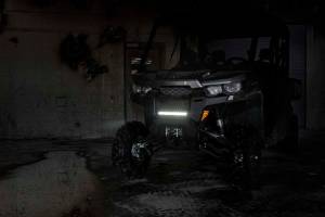 Rough Country - 70712BLDRL | Rough Country 12 Inch Black Series LED Light Bar | Single Row, Cool White DRL - Image 6