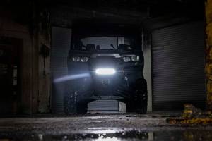 Rough Country - 70712BLDRL | Rough Country 12 Inch Black Series LED Light Bar | Single Row, Cool White DRL - Image 7