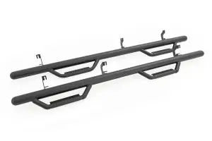 RCC1489CCB | Rough Country Cab Length Nerf Steps For Chevrolet Silverado / GMC Sierra 1500 | Crew Cab | 5'9" Bed