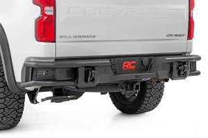 51219 | Rough Country Rear Bumper For Chevrolet Silverado 1500 2WD/4WD | Tubular
