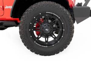 Rough Country - 71142_A | Rough Country Caliper Covers For Jeep Gladiator JT | Red, Front and Rear - Image 8
