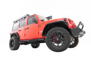 Rough Country - 71142_A | Rough Country Caliper Covers For Jeep Gladiator JT | Red, Front and Rear - Image 9