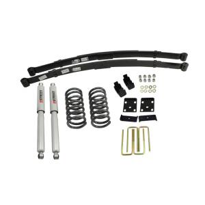 437SP | Belltech 2 Inch Front / 4 Inch Rear Complete Lowering Kit with Street Performance Shocks (2004-2015 Titan 2WD)