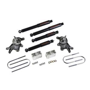 439ND | Belltech 2 Inch Front / 3 Inch Rear Complete Lowering Kit with Nitro Drop 2 Shocks (1998-2000 Frontier 2WD)