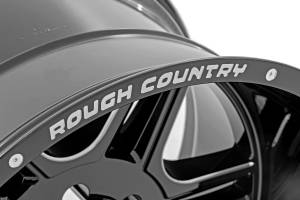 Rough Country - 92181812 | Rough Country 92 Series Wheel | Machined One-Piece / Gloss Black / 18x9 / 6x5.5 / +18mm - Image 2
