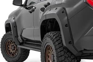 Rough Country - F-T12511-202 | Rough Country Pocket Fender Flares For Toyota 4Runner 2WD/4WD | Gloss Black - Image 2