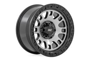 Rough Country - 82151813M | Rough Country 82 Series Wheel | One-Piece / Machined Semi Gloss Black / 15x8 / 5x4.5 / -19mm - Image 5