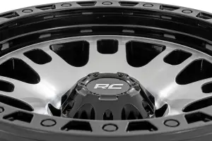 Rough Country - 82181212M | Rough Country 82 Series Wheel | One-Piece / Machined Semi Gloss Black / 18x9 / 6x5.5 / -12mm - Image 3