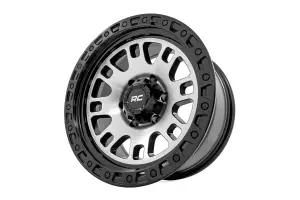 Rough Country - 82181212M | Rough Country 82 Series Wheel | One-Piece / Machined Semi Gloss Black / 18x9 / 6x5.5 / -12mm - Image 4