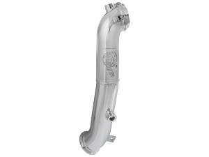 49-44095 | AFE Power Mach Force-Xp Turbo Down-Pipe (3 IN 409 Stainless Steel) (2011-2015 Silverado, Sierra 2500 HD, 3500 HD V8-6.6L (td) LML)