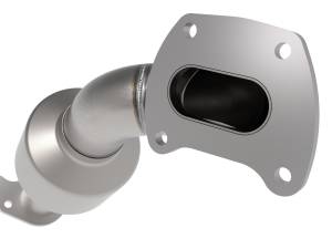 Afe - Advance Flow Engineering - 48-46012-HC | AFE Power Twisted Steel Down Pipe 2-1/2 to 2-1/4 IN 409 Stainless Steel w/ Cat (2016-2019 Tacoma V6-3.5L) - Image 2