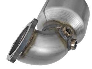 Afe - Advance Flow Engineering - 48-37001-1HC | AFE Power Twisted Steel Down Pipe 3 IN 304 Stainless Steel w/ Cat (2017-2019 Elantra L4-1.6L t) - Image 3