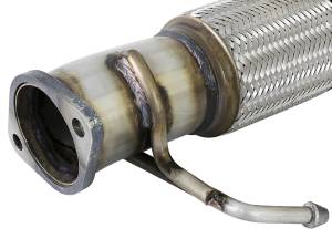 Afe - Advance Flow Engineering - 48-37001-1HC | AFE Power Twisted Steel Down Pipe 3 IN 304 Stainless Steel w/ Cat (2017-2019 Elantra L4-1.6L t) - Image 4
